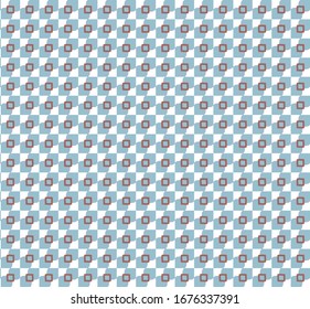 Seamless vector pattern in geometric ornamental style