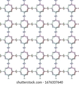 Seamless vector pattern in geometric ornamental style