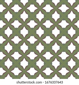 Seamless vector pattern in geometric ornamental style