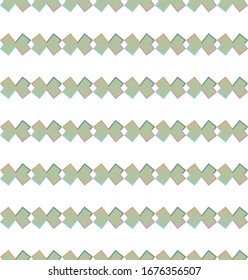 Seamless vector pattern in geometric ornamental style