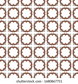 Seamless vector pattern in geometric ornamental style
