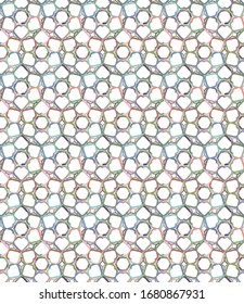 Patrón vectorial sin fisuras en estilo ornamental geométrico