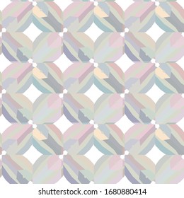 Seamless vector pattern in geometric ornamental style