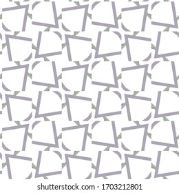 Seamless vector pattern in geometric ornamental style