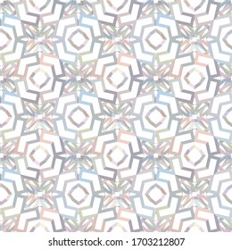 Nahtlose Vektorillustration im geometrischen Zierstil