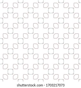 Seamless vector pattern in geometric ornamental style