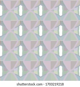Seamless vector pattern in geometric ornamental style