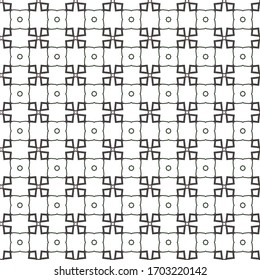 Seamless vector pattern in geometric ornamental style