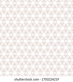 Seamless vector pattern in geometric ornamental style