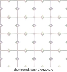 Seamless vector pattern in geometric ornamental style