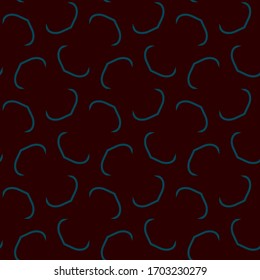 Seamless vector pattern in geometric ornamental style