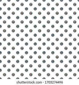 Seamless vector pattern in geometric ornamental style