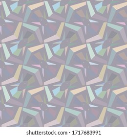 Seamless vector pattern in geometric ornamental style