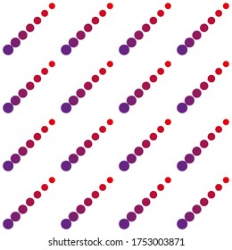 Seamless vector pattern in geometric ornamental style