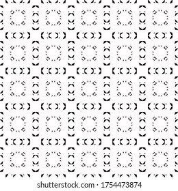 Seamless vector pattern in geometric ornamental style