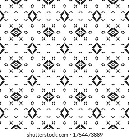Seamless vector pattern in geometric ornamental style