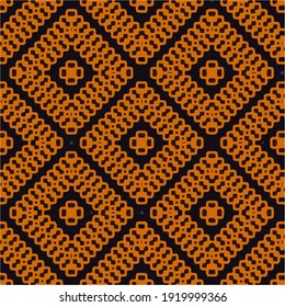 Seamless vector pattern in geometric ornamental style.