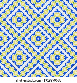 Seamless vector pattern in geometric ornamental style.