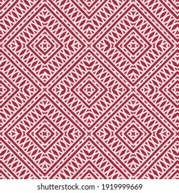 Seamless vector pattern in geometric ornamental style.