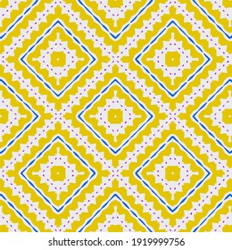 Seamless vector pattern in geometric ornamental style.