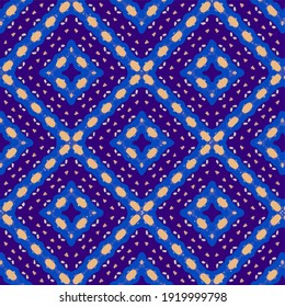 Seamless vector pattern in geometric ornamental style.