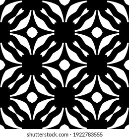 Seamless vector pattern in geometric ornamental style.