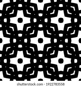 Seamless vector pattern in geometric ornamental style.