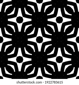 Seamless vector pattern in geometric ornamental style.