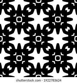 Seamless vector pattern in geometric ornamental style.