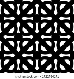 Seamless vector pattern in geometric ornamental style.