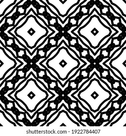 Seamless vector pattern in geometric ornamental style.