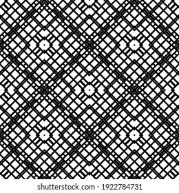 Seamless vector pattern in geometric ornamental style.