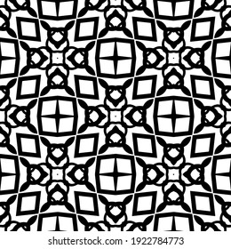 Seamless vector pattern in geometric ornamental style.