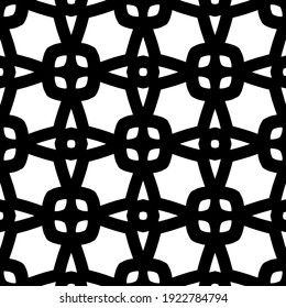 Seamless vector pattern in geometric ornamental style.