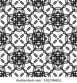 Seamless vector pattern in geometric ornamental style.