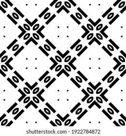 Seamless vector pattern in geometric ornamental style.