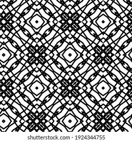 Seamless vector pattern in geometric ornamental style.