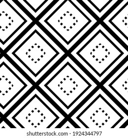Seamless vector pattern in geometric ornamental style.