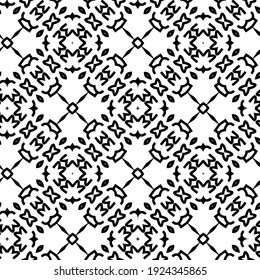Seamless vector pattern in geometric ornamental style.