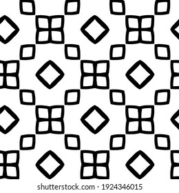 Seamless vector pattern in geometric ornamental style.