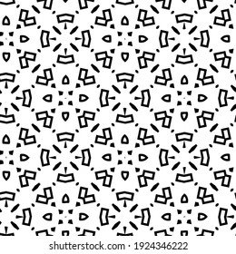 Seamless vector pattern in geometric ornamental style.