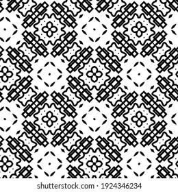Seamless vector pattern in geometric ornamental style.
