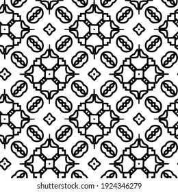Nahtlose Vektormuster im geometrischen Zierstil.