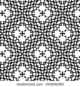 Seamless vector pattern in geometric ornamental style.