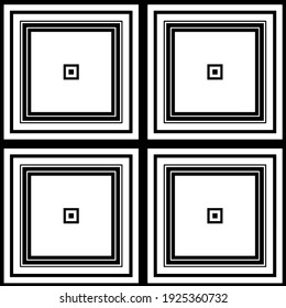 Seamless vector pattern in geometric ornamental style.
