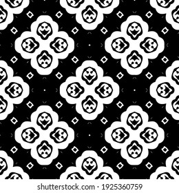 Seamless vector pattern in geometric ornamental style.