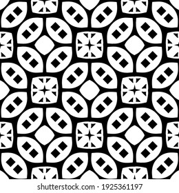 Seamless vector pattern in geometric ornamental style.