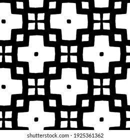 Seamless vector pattern in geometric ornamental style.