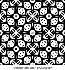 Seamless vector pattern in geometric ornamental style.