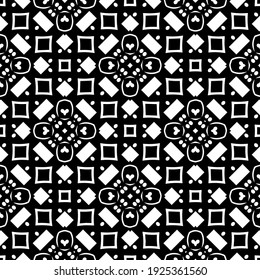 Seamless vector pattern in geometric ornamental style.